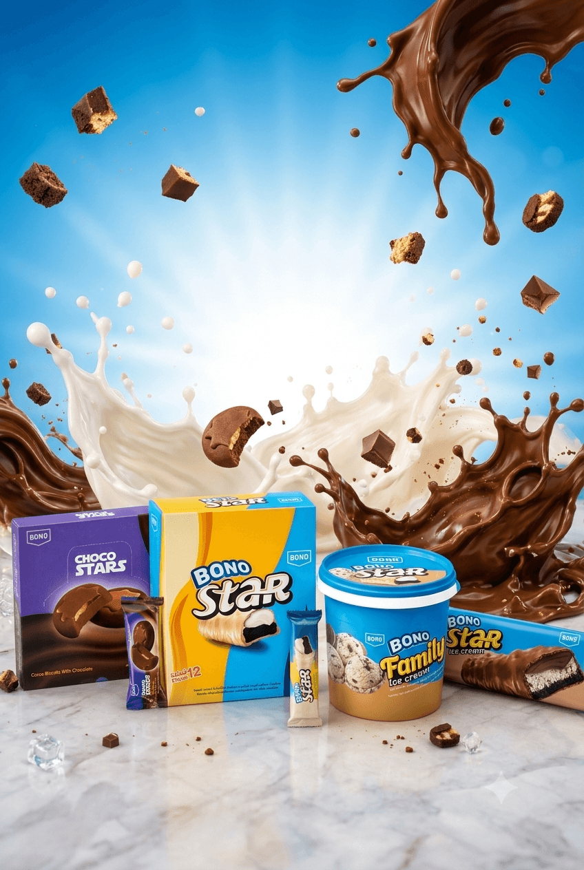 Bono biscuit and wafer products
